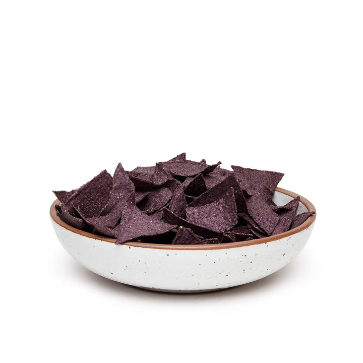Weeknight Serving Bowl in Eggshell with Chips
