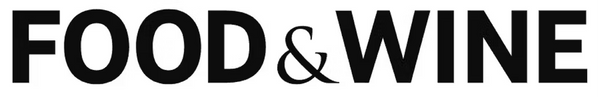The words "FOOD & WINE" are displayed in bold, black capital letters on a white background.