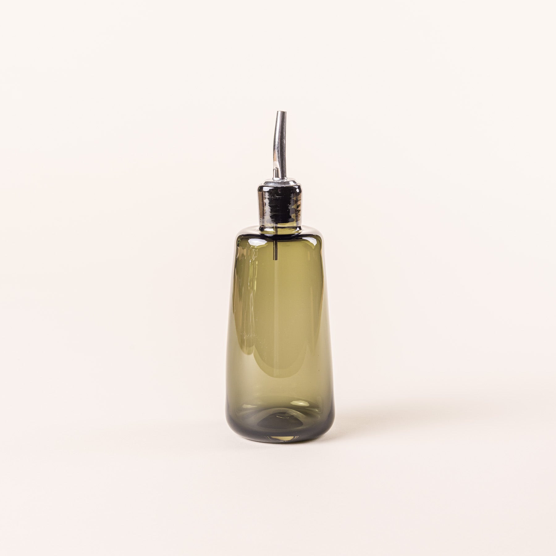 Handblown Glass Cruet - Short Spruce