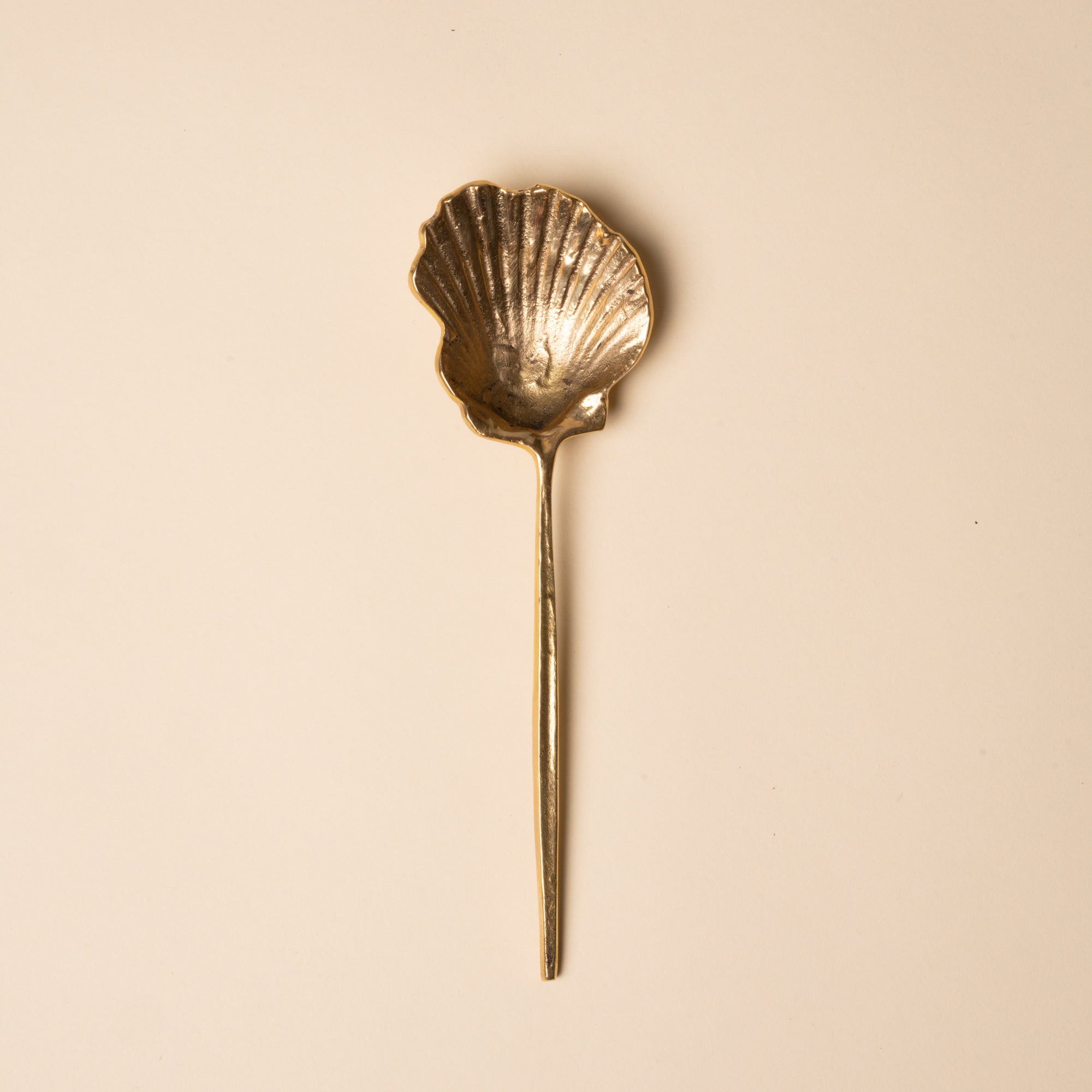 Brass Shell Spoons - Serving Spoon - SET OF 2