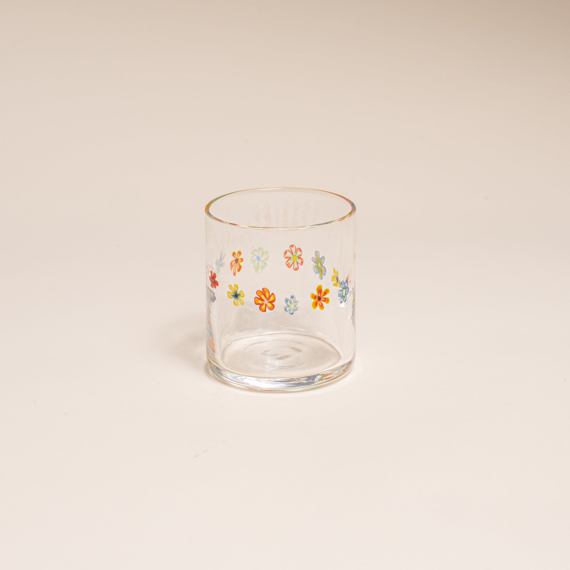 Flower Drinking Glass