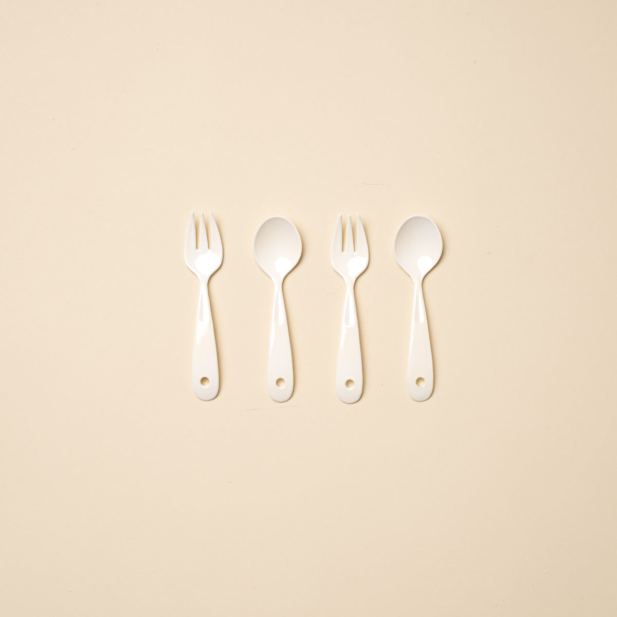 Japanese Enamel Bitty Serving Tools
