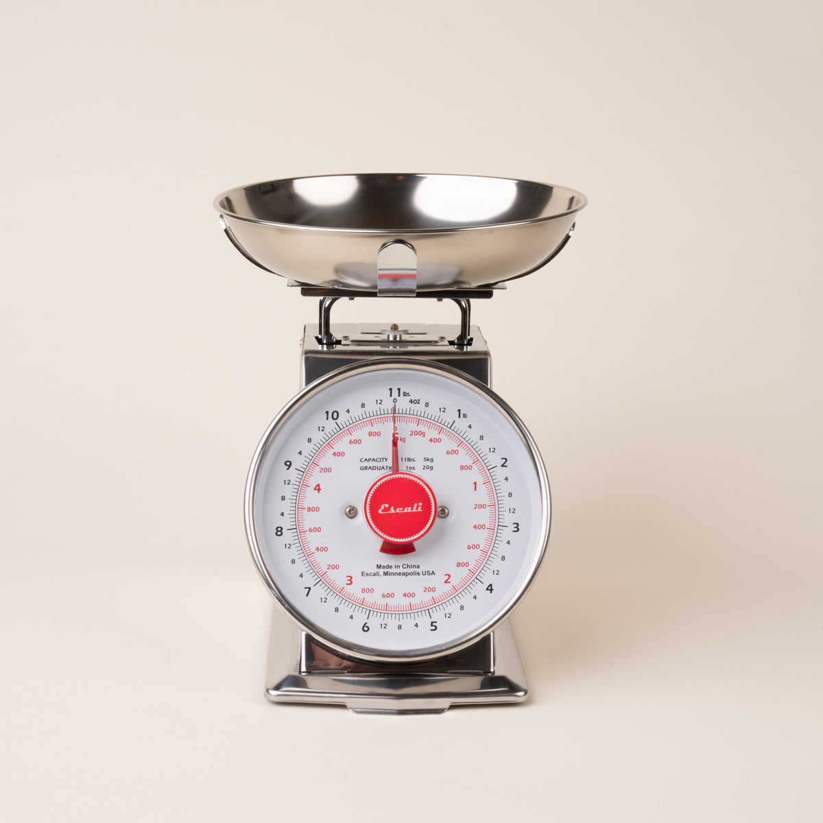 Stainless steel vintage kitchen scale