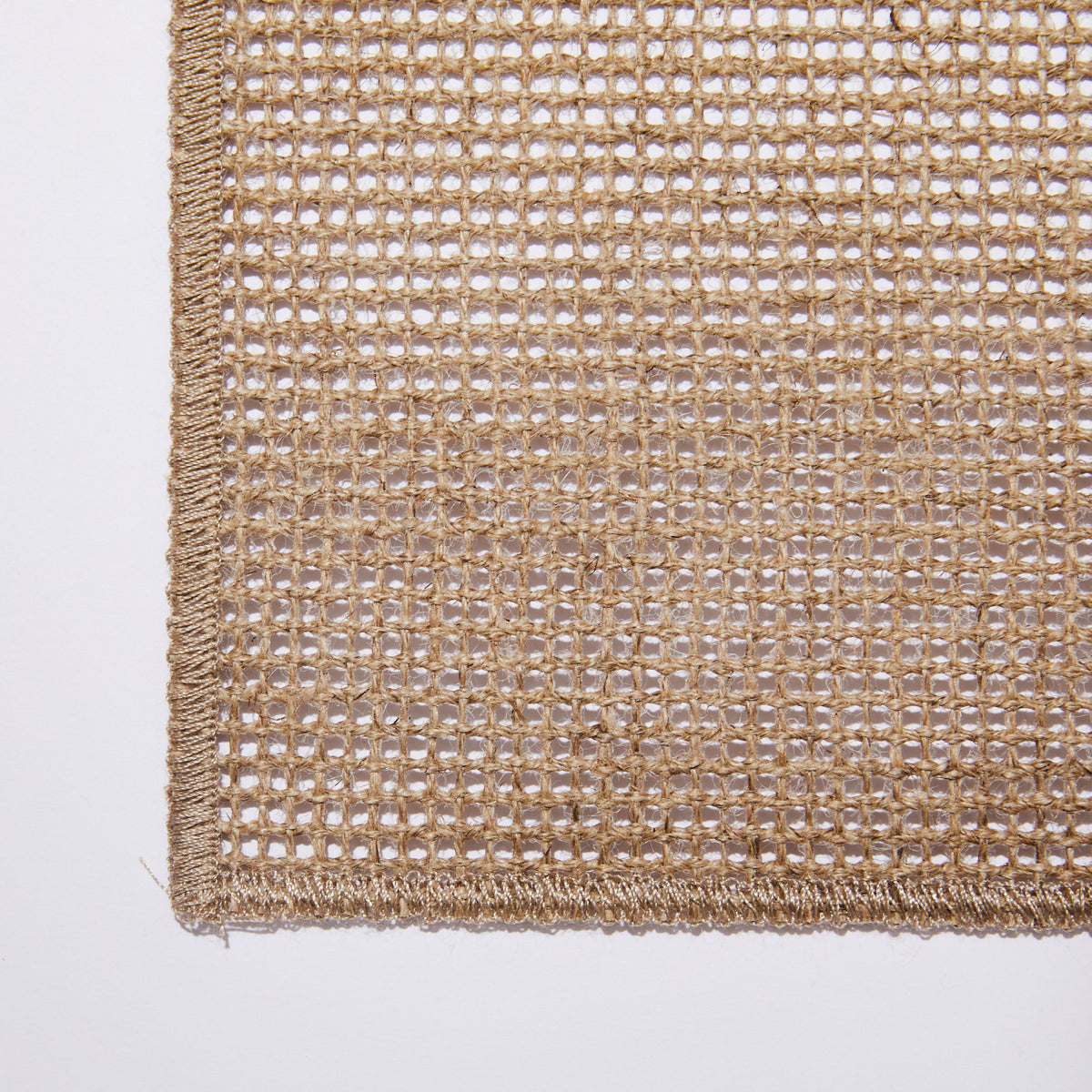 Close up Quadrille Placemat with natural border