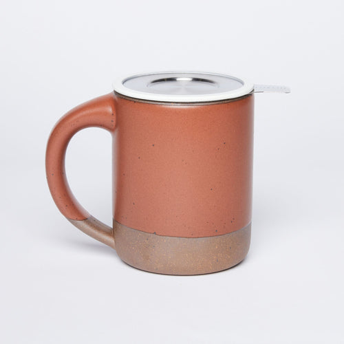 Big Mug in Amaro with strainer inside