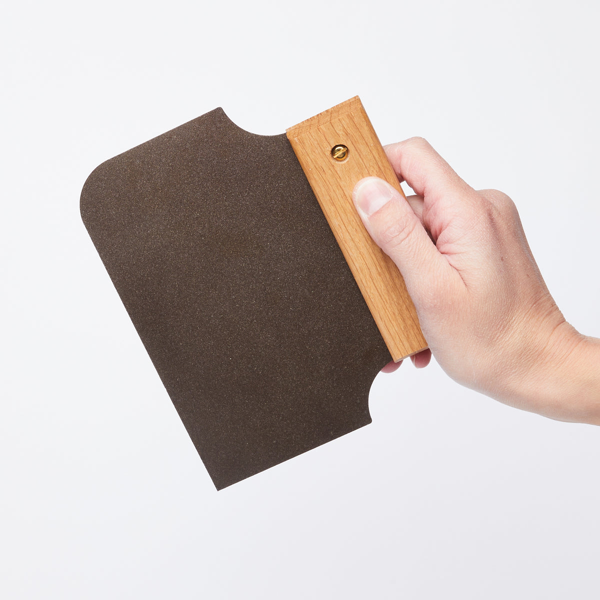 Spun Iron Dough Scraper