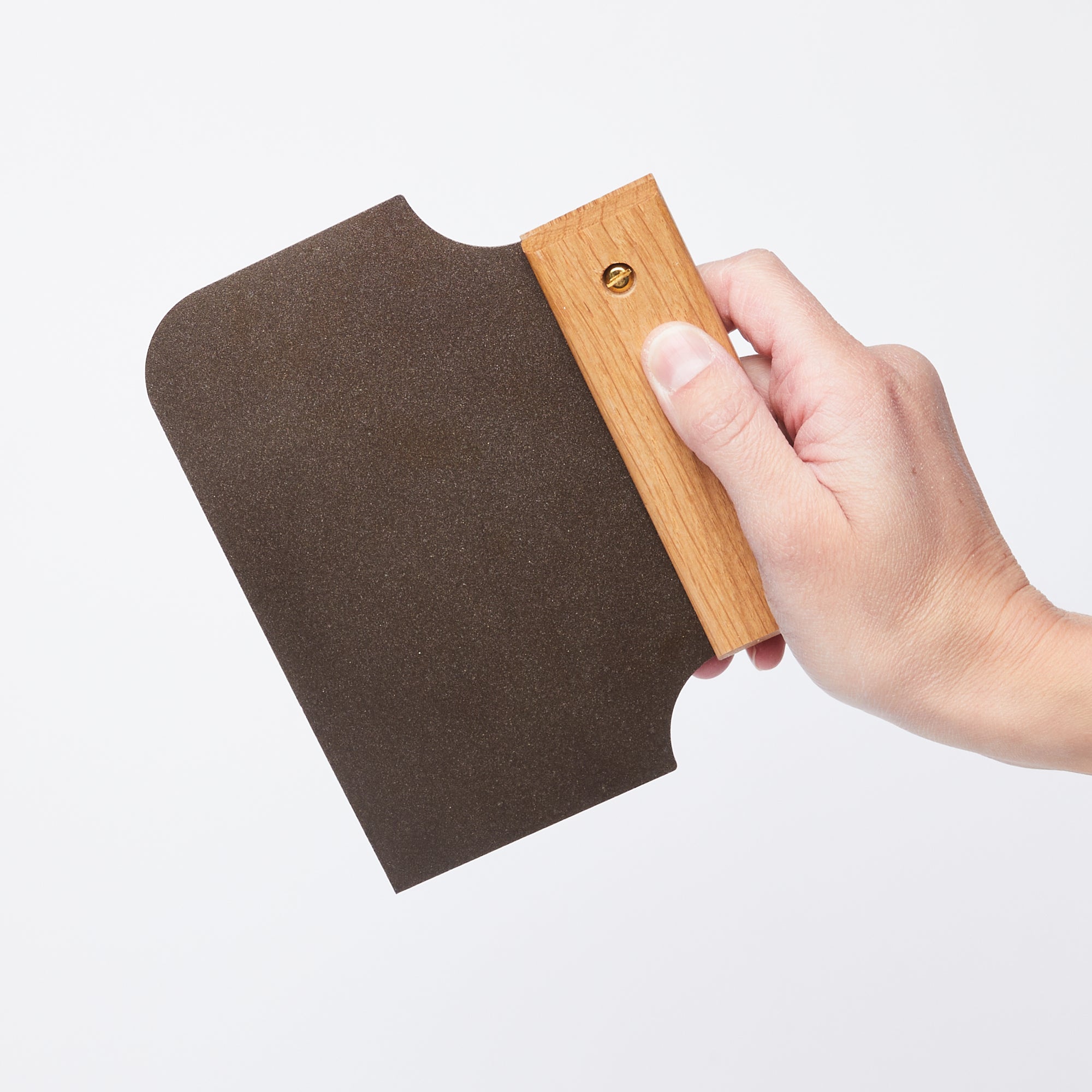 Spun Iron Dough Scraper