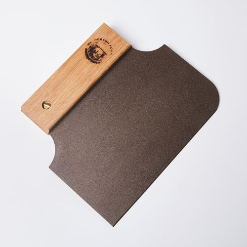 Spun Iron Dough Scraper