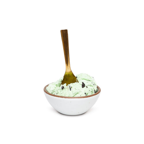 Ice Cream Bowl with Two Scoops in Eggshell